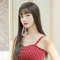 全頂式 直髮【019】小中分薄瀏海氣質甜美長直假髮♥長直髮