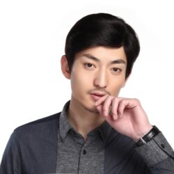 全頂式真髮☆中老年 爸爸 男士 三七分 短直髮☆男款真髮☆【106HH】