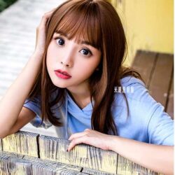 全頂式直髮☆空氣瀏海小中分梨花頭 大頭皮☆【1510】