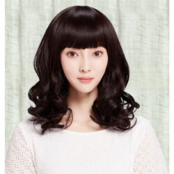 全頂式 捲髮【18916】☆齊瀏海 大波浪 大捲燙☆長捲髮