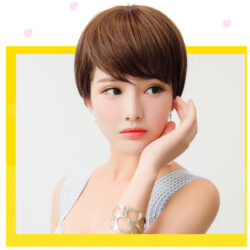 全頂式短髮☆【3136】斜瀏海個性俏麗款 短髮