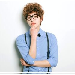 全頂式男髮☆男士 美男 型男 韓流款 捲髮☆短髮【4001】