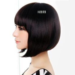 全頂式短髮☆可愛齊瀏海縮臉款BoBo頭 ☆短直髮【861】