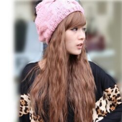 全頂式長捲髮☆齊瀏海 玉米鬚 小捲燙 錫紙燙 時尚【8809】