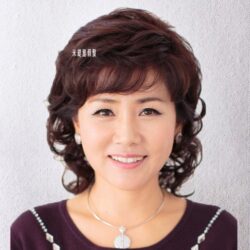 全頂式中老年假髮☆大捲度媽媽女士熟女款假髮 ☆短髮【9026】