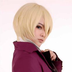 全頂式男髮☆cosplay 動漫 美男 舞台 表演☆短髮【9935】【淺金色】