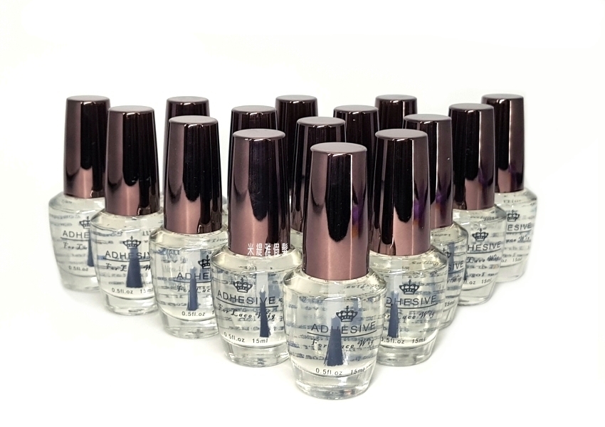 髮塊專用膠水 網狀髮塊、蕾絲髮塊、PU髮塊、假鬍子、假眉毛之黏貼【ADHESIVE液體膠】:圖片 5