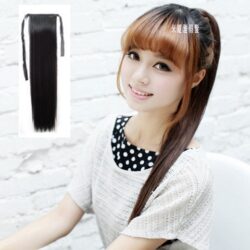 綁式直馬尾☆清爽俐落60CM☆【DY602】【深黑、深棕、淺棕】☆╮三色