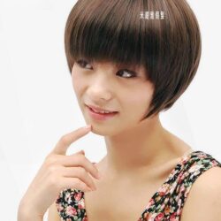 全頂式短髮☆俏麗齊瀏海BoBo頭 修臉款 短直髮【SH027】