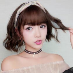 全頂式真髮☆小捲燙 玉米鬚燙 錫箔燙 時尚清新 ☆真髮☆【WH187】