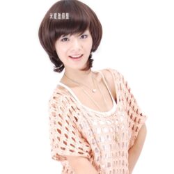 全頂式中老年假髮☆氣質女士熟女☆短髮【夏之戀語】